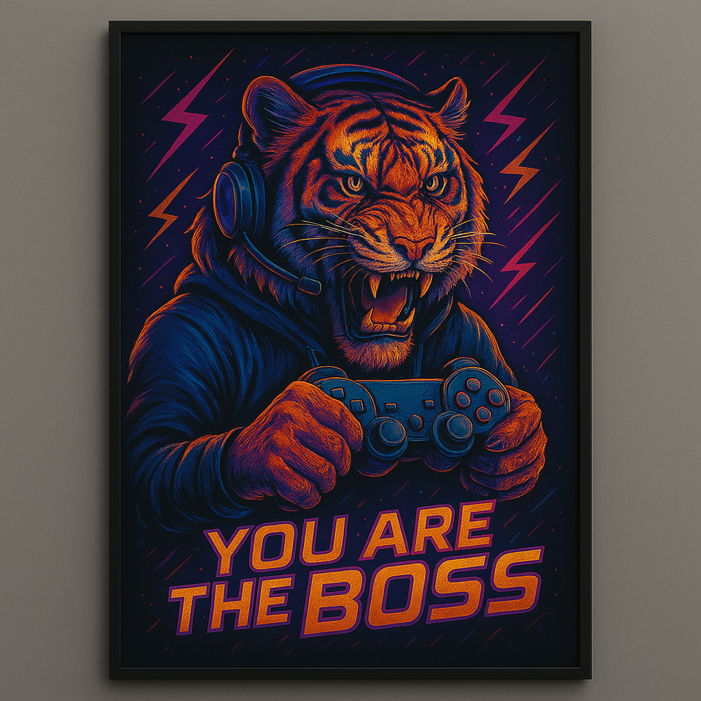poster you are the boss tigre