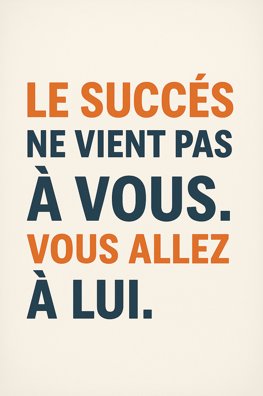 poster motivation succès